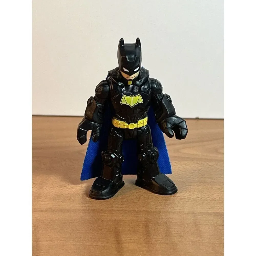 Fisher Price Imaginext DC Super Friends Batman Black Armor Figure Justice League